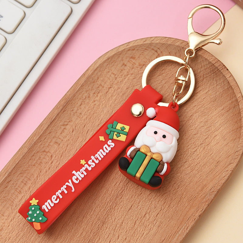 Wholesale PVC Christmas Keychain